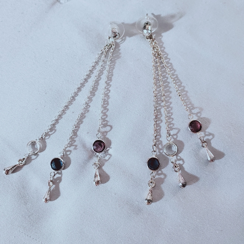Vintage 90's Chandelier Drop Earrings